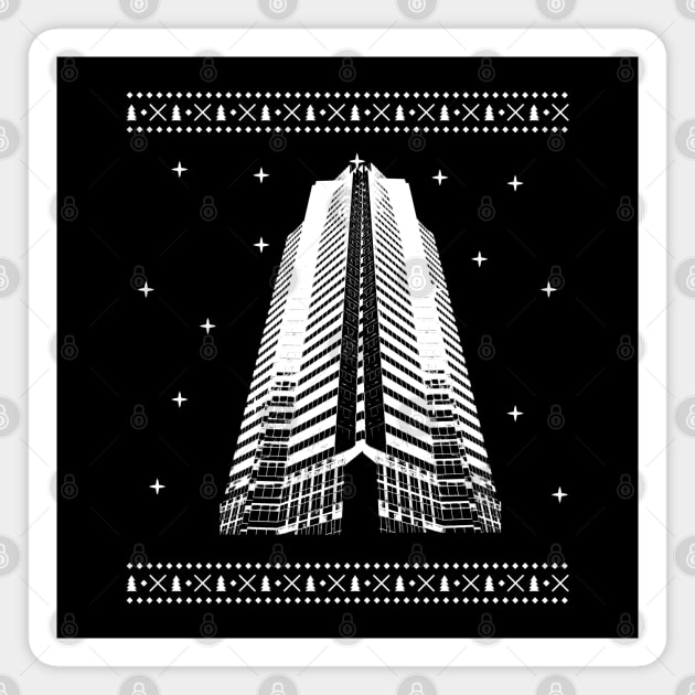 Nakatomi Plaza Magnet by Printnation